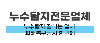 천안시 동남구 누수탐지·피해복구 전문